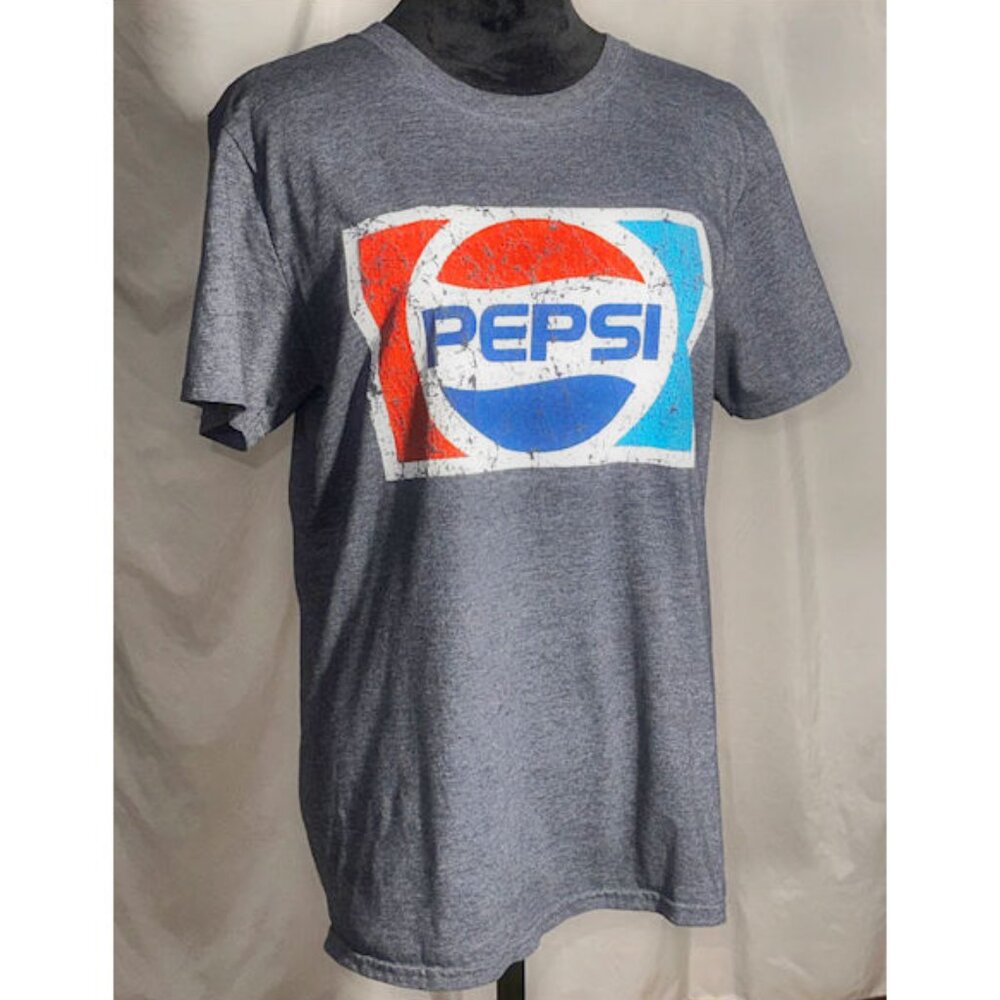 Pepsi T-Shirt, Gray Size Medium